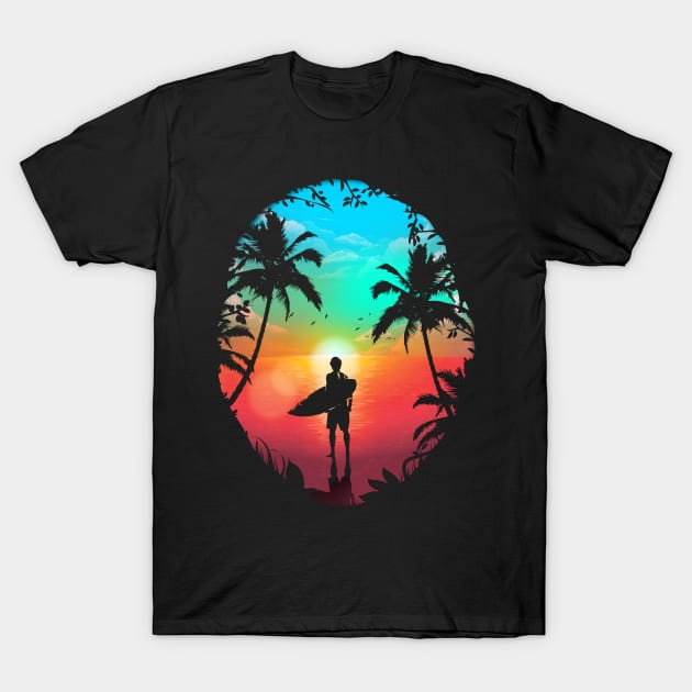 Summer Break T-Shirt by clingcling